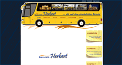 Desktop Screenshot of bustouristik-herbert.de